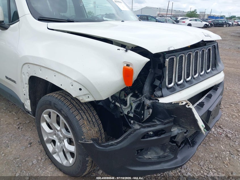 2017 Jeep Renegade VIN ZACCJBBB8HPG51693 IAAI salvage auction — RIGHT FRONT, Salvage Title, sold $875 on 2026-07-15 (photo 6)