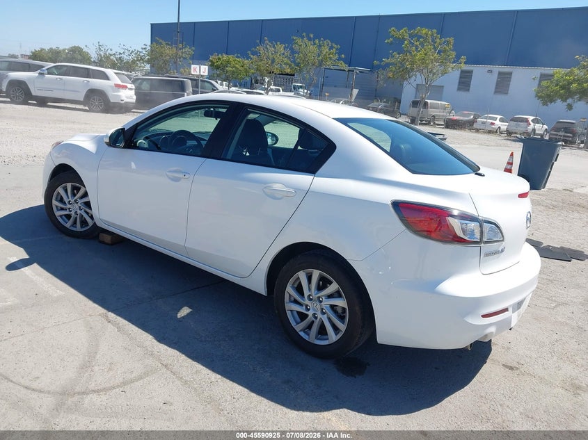 2012 Mazda 3 VIN JM1BL1W85C1575454 IAAI salvage auction — RIGHT FRONT, Salvage Title, sold $900 on 2026-07-31 (photo 3)
