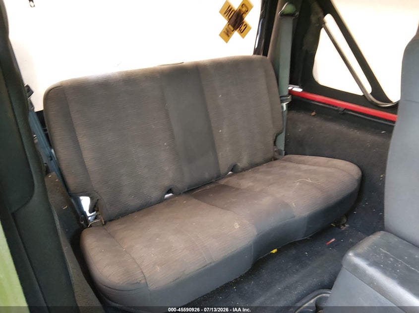 2003 Jeep Wrangler / VIN 1J4FA49S43P321712 IAAI salvage auction — FRONT & REAR, Salvage (Georgia), sold $1,050 on 2026-08-08 (photo 8)
