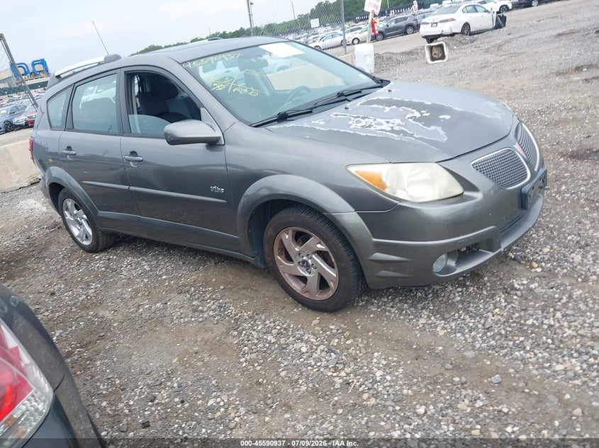 2005 Pontiac Vibe VIN 5Y2SL63895Z416653 IAAI salvage auction — NORMAL WEAR, Clear (New York), sold $500 on 2026-07-28 (photo 1)