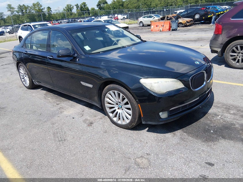2009 BMW 7 series VIN WBAKB83549CY60338 IAAI salvage auction — FRONT END, Clear (Georgia), sold $1,000 on 2026-07-22 (photo 1)