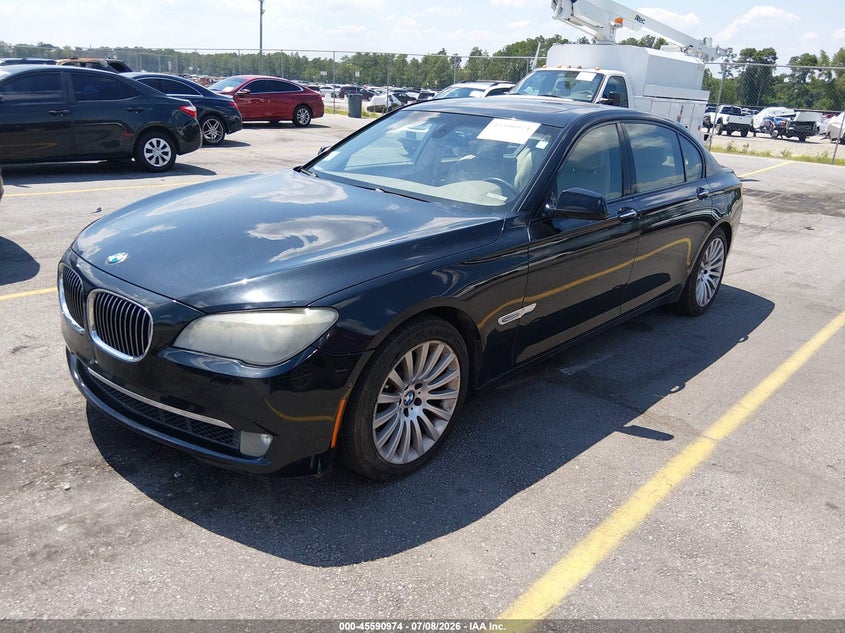 2009 BMW 7 series VIN WBAKB83549CY60338 IAAI salvage auction — FRONT END, Clear (Georgia), sold $1,000 on 2026-07-22 (photo 2)
