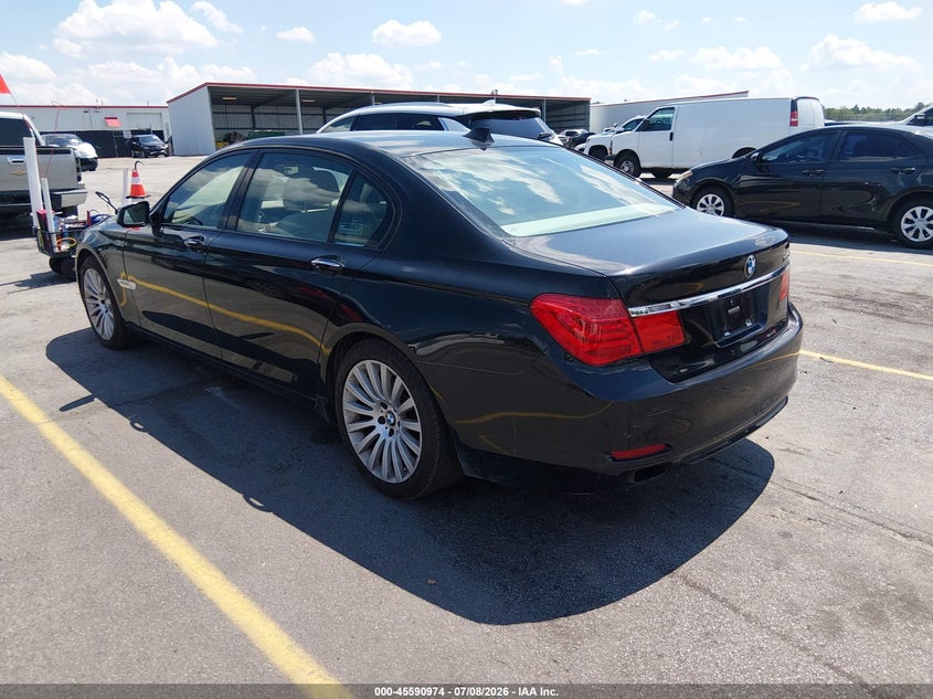 2009 BMW 7 series VIN WBAKB83549CY60338 IAAI salvage auction — FRONT END, Clear (Georgia), sold $1,000 on 2026-07-22 (photo 3)