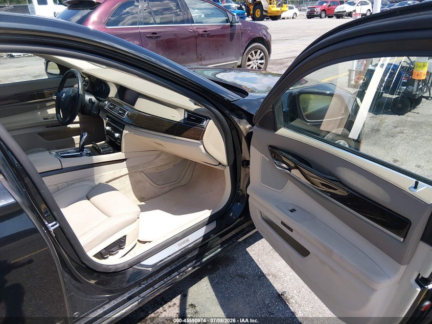 2009 BMW 7 series VIN WBAKB83549CY60338 IAAI salvage auction — FRONT END, Clear (Georgia), sold $1,000 on 2026-07-22 (photo 5)