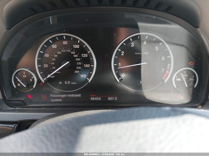 2009 BMW 7 series VIN WBAKB83549CY60338 IAAI salvage auction — FRONT END, Clear (Georgia), sold $1,000 on 2026-07-22 (photo 7)