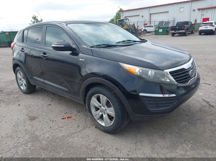 2012 Kia Sportage VIN KNDPBCA20C7278550 IAAI salvage auction — NORMAL WEAR, Clear (Michigan), sold $1,350 on 2026-07-16 (photo 1)