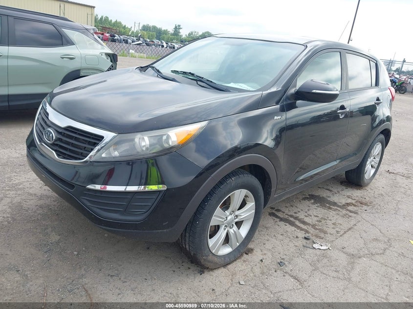 2012 Kia Sportage VIN KNDPBCA20C7278550 IAAI salvage auction — NORMAL WEAR, Clear (Michigan), sold $1,350 on 2026-07-16 (photo 2)