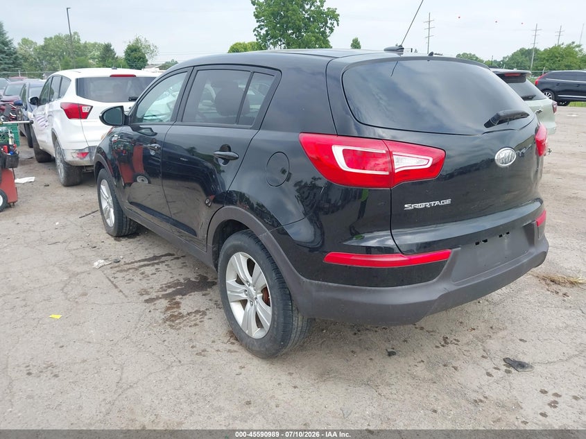 2012 Kia Sportage VIN KNDPBCA20C7278550 IAAI salvage auction — NORMAL WEAR, Clear (Michigan), sold $1,350 on 2026-07-16 (photo 3)