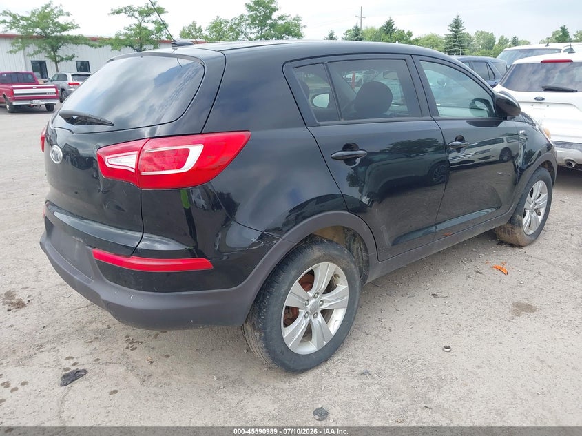 2012 Kia Sportage VIN KNDPBCA20C7278550 IAAI salvage auction — NORMAL WEAR, Clear (Michigan), sold $1,350 on 2026-07-16 (photo 4)