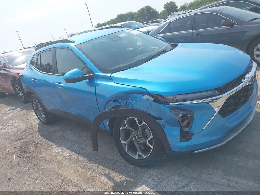 2025 Chevrolet Trax VIN KL77LHEP7SC247041 IAAI salvage auction — RIGHT FRONT, Salvage (Ohio), sold $7,125 on 2026-08-28 (photo 1)