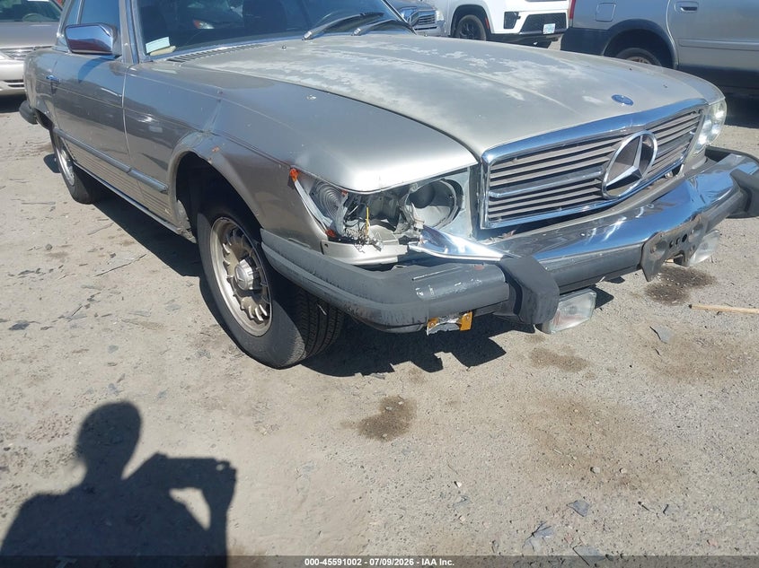1985 Mercedes-benz 380 VIN WDBBA45C7FA033787 IAAI salvage auction — NORMAL WEAR, Clear (Washington), sold $525 on 2026-07-29 (photo 6)