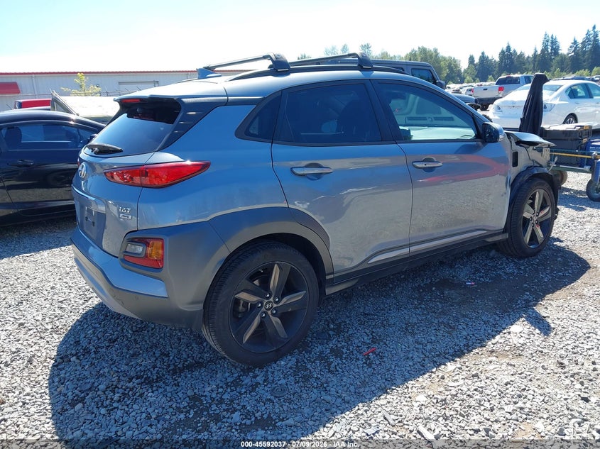 2019 Hyundai Kona VIN KM8K5CA58KU377611 IAAI salvage auction — RIGHT FRONT, Bill Of Sale (Washington), sold $3,050 on 2026-08-02 (photo 4)