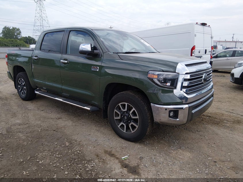 2021 Toyota Tundra VIN 5TFAY5F12MX980130 IAAI salvage auction — SIDE, Salvage Title, sold $20,300 on 2026-07-31 (photo 1)