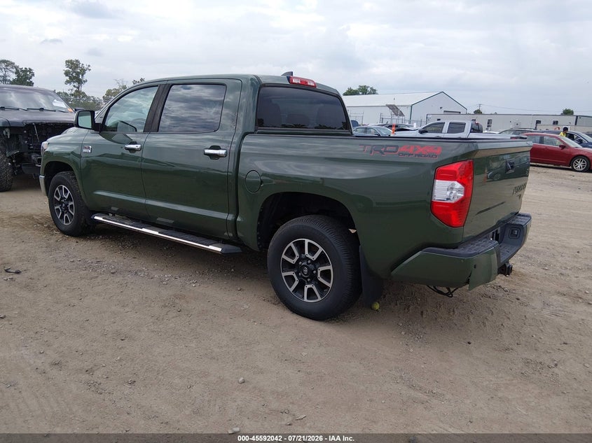 2021 Toyota Tundra VIN 5TFAY5F12MX980130 IAAI salvage auction — SIDE, Salvage Title, sold $20,300 on 2026-07-31 (photo 3)