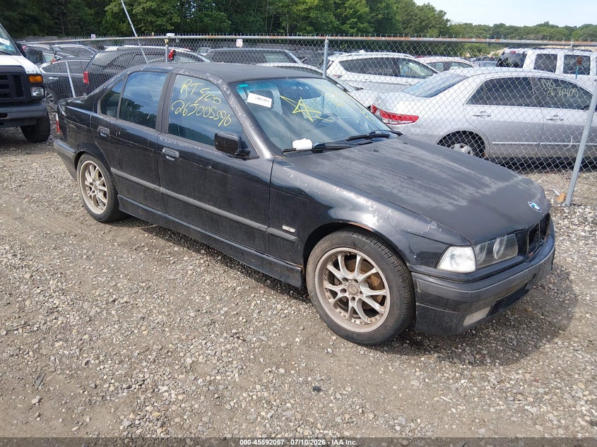 1998 BMW 3 series VIN WBACD4323WAV58074 IAAI salvage auction — FRONT & REAR, Bill Of Sale (New York), sold $450 on 2026-08-11 (photo 1)