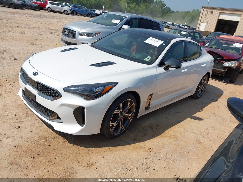 2020 Kia Stinger VIN KNAE55LC8L6075764 IAAI salvage auction — NORMAL WEAR, Salvage Rebuilt (North Carolina), sold $5,450 on 2026-07-30 (photo 2)