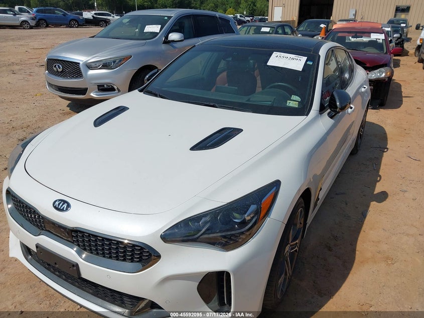 2020 Kia Stinger VIN KNAE55LC8L6075764 IAAI salvage auction — NORMAL WEAR, Salvage Rebuilt (North Carolina), sold $5,450 on 2026-07-30 (photo 6)