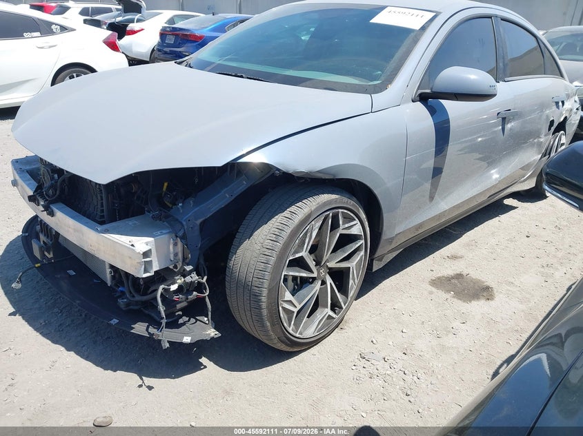 2024 Hyundai Ioniq 6 VIN KMHM34AA6RA061962 IAAI salvage auction — REAR END, Salvage Title, sold $7,350 on 2026-08-05 (photo 2)