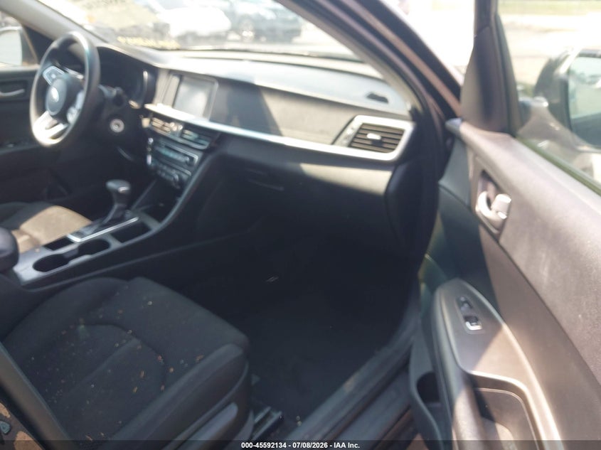2019 Kia Optima VIN 5XXGT4L37KG363559 IAAI salvage auction — RIGHT FRONT, Salvage Title, sold $500 on 2026-07-16 (photo 5)