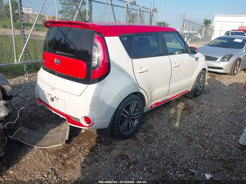 2014 Kia Soul VIN KNDJP3A52E7031017 IAAI salvage auction — NORMAL WEAR, Clear (Illinois), sold $1,300 on 2026-07-15 (photo 4)