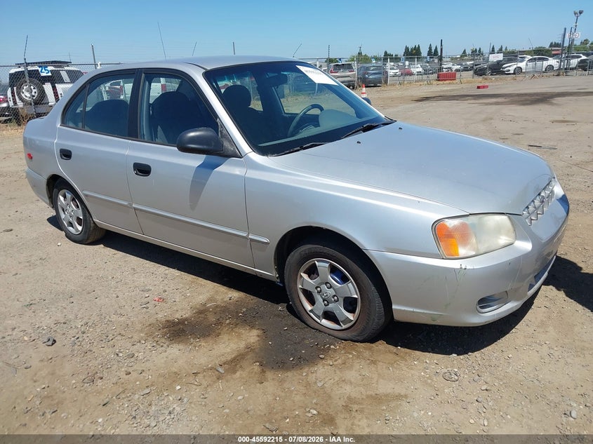 2000 Hyundai Accent VIN KMHCG45GXYU030144 IAAI salvage auction — NORMAL WEAR, Clear - Dealer Only (California), sold $375 on 2026-07-29 (photo 1)