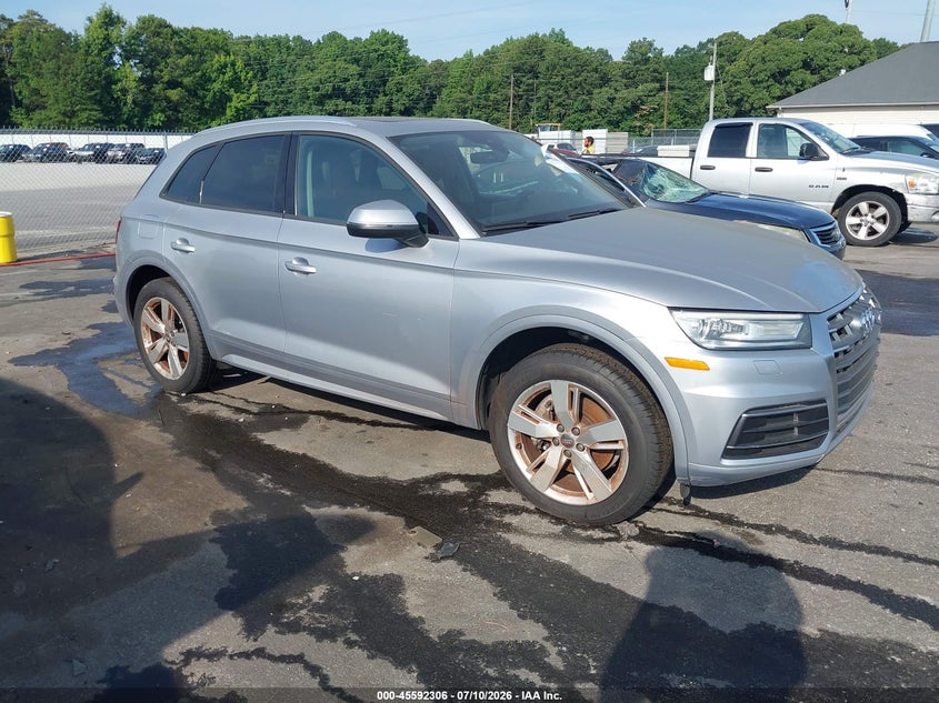 2018 Audi Q5 VIN WA1ANAFY2J2000459 IAAI salvage auction — NORMAL WEAR, Clear (Georgia), sold $4,100 on 2026-07-29 (photo 1)