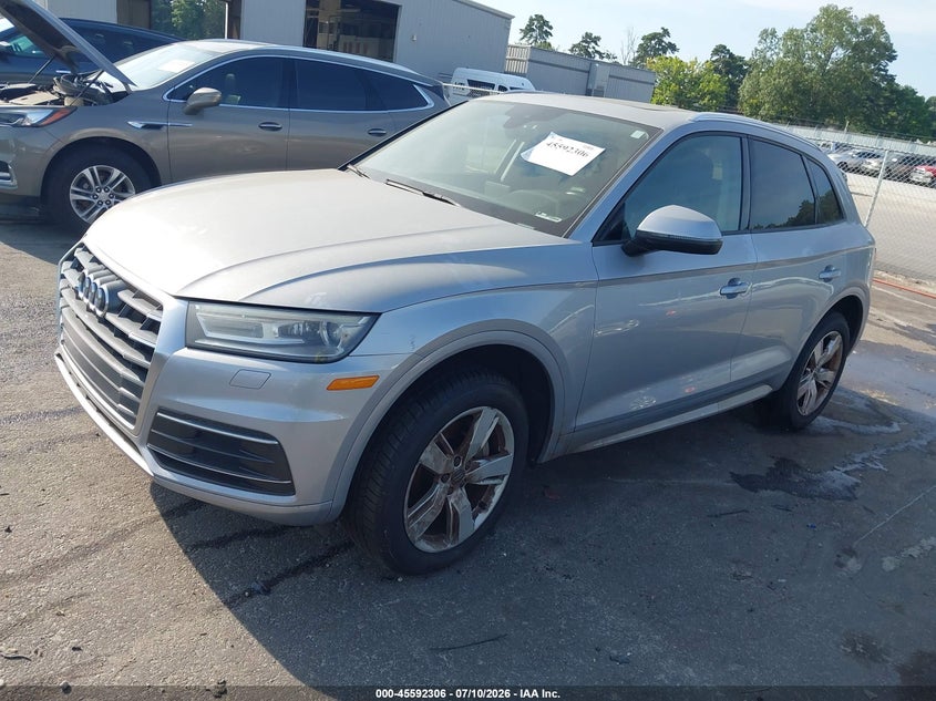 2018 Audi Q5 VIN WA1ANAFY2J2000459 IAAI salvage auction — NORMAL WEAR, Clear (Georgia), sold $4,100 on 2026-07-29 (photo 2)