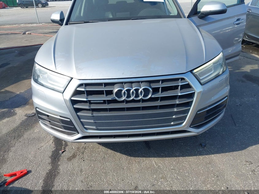 2018 Audi Q5 VIN WA1ANAFY2J2000459 IAAI salvage auction — NORMAL WEAR, Clear (Georgia), sold $4,100 on 2026-07-29 (photo 6)