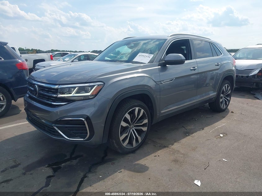 2020 Volkswagen Atlas cross sport VIN 1V2SE2CA7LC230307 IAAI salvage auction — RIGHT REAR, Salvage Title, sold $8,350 on 2026-08-20 (photo 2)