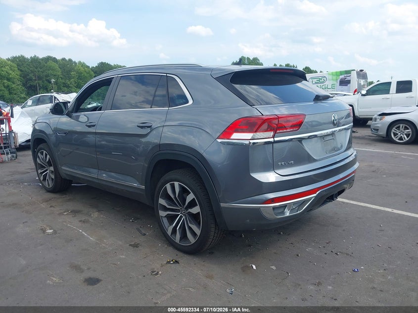 2020 Volkswagen Atlas cross sport VIN 1V2SE2CA7LC230307 IAAI salvage auction — RIGHT REAR, Salvage Title, sold $8,350 on 2026-08-20 (photo 3)
