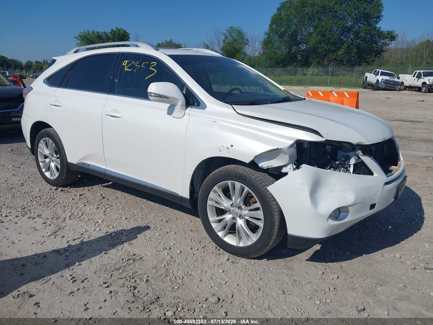 2011 Lexus Rx 450h VIN JTJBC1BAXB2043079 IAAI salvage auction — FRONT END, Junk Bill Of Sale Mv2459 (Wisconsin), sold $2,600 on 2026-07-23 (photo 1)