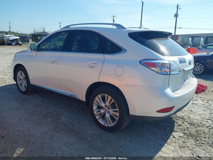 2011 Lexus Rx 450h VIN JTJBC1BAXB2043079 IAAI salvage auction — FRONT END, Junk Bill Of Sale Mv2459 (Wisconsin), sold $2,600 on 2026-07-23 (photo 3)