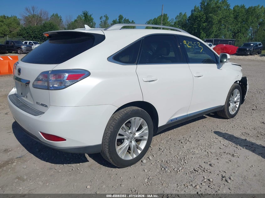 2011 Lexus Rx 450h VIN JTJBC1BAXB2043079 IAAI salvage auction — FRONT END, Junk Bill Of Sale Mv2459 (Wisconsin), sold $2,600 on 2026-07-23 (photo 4)