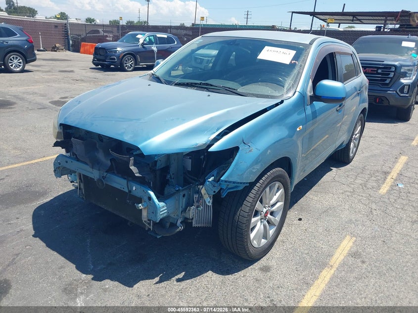 2011 Mitsubishi Outlander VIN JA4AP4AU5BZ014185 IAAI salvage auction — FRONT END, Salvage (California), sold $600 on 2026-07-29 (photo 2)