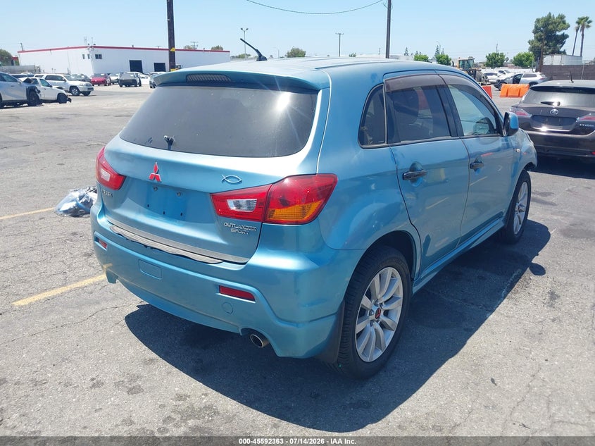 2011 Mitsubishi Outlander VIN JA4AP4AU5BZ014185 IAAI salvage auction — FRONT END, Salvage (California), sold $600 on 2026-07-29 (photo 4)