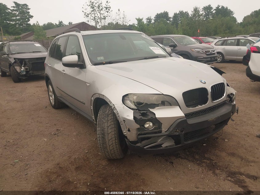2008 BMW X5 VIN 5UXFE43578L033967 IAAI salvage auction — ELECTRICAL, Clear (Massachusetts), sold $425 on 2026-07-31 (photo 1)