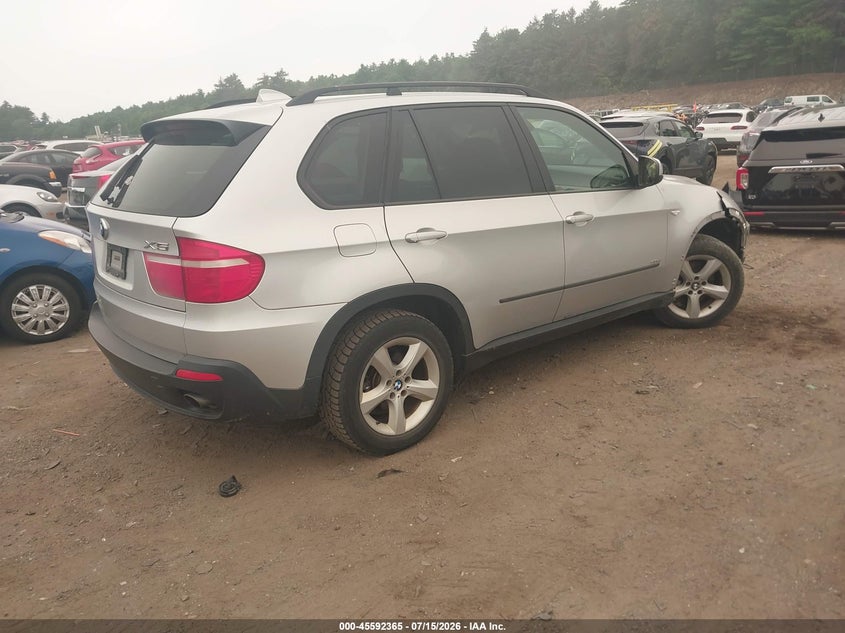 2008 BMW X5 VIN 5UXFE43578L033967 IAAI salvage auction — ELECTRICAL, Clear (Massachusetts), sold $425 on 2026-07-31 (photo 4)
