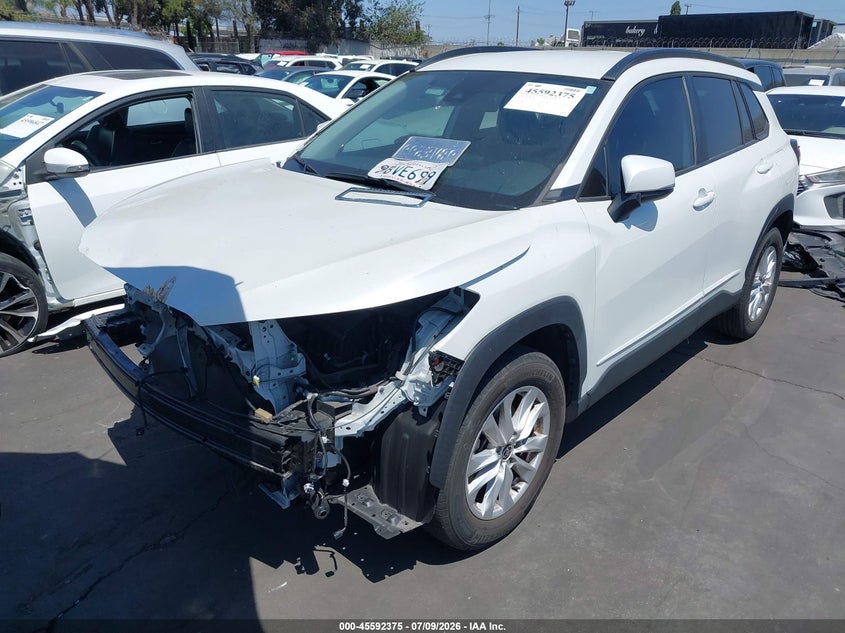 2022 Toyota Corolla cross VIN 7MUCAAAG7NV016816 IAAI salvage auction — FRONT END, Salvage Title, sold $7,200 on 2026-07-31 (photo 2)