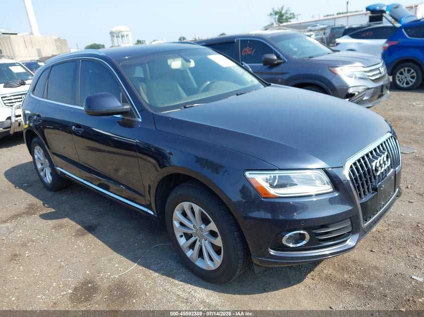 2013 Audi Q5 VIN WA1LFAFP6DA009494 IAAI salvage auction — NORMAL WEAR, Clear (New Jersey), sold $425 on 2026-07-29 (photo 1)