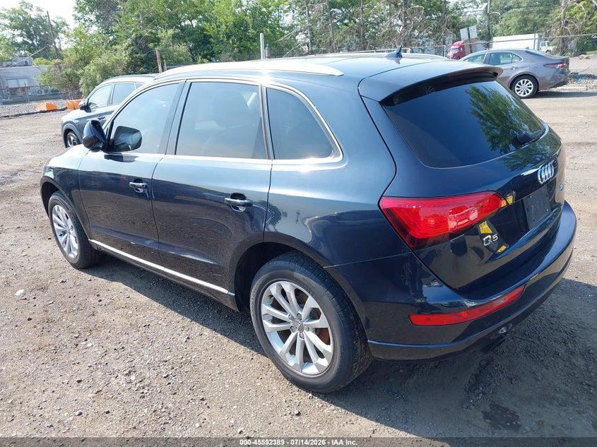 2013 Audi Q5 VIN WA1LFAFP6DA009494 IAAI salvage auction — NORMAL WEAR, Clear (New Jersey), sold $425 on 2026-07-29 (photo 3)