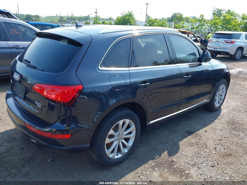 2013 Audi Q5 VIN WA1LFAFP6DA009494 IAAI salvage auction — NORMAL WEAR, Clear (New Jersey), sold $425 on 2026-07-29 (photo 4)