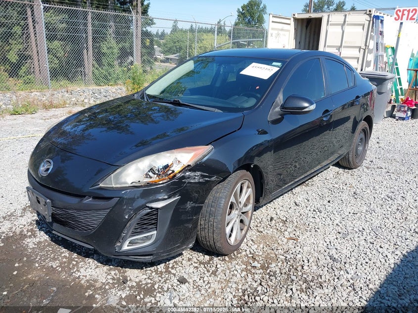 2010 Mazda 3 VIN JM1BL1S69A1104196 IAAI salvage auction — LEFT FRONT, Bill Of Sale (Washington), sold $575 on 2026-08-01 (photo 2)