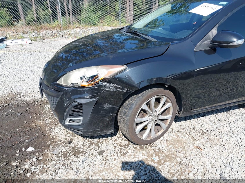 2010 Mazda 3 VIN JM1BL1S69A1104196 IAAI salvage auction — LEFT FRONT, Bill Of Sale (Washington), sold $575 on 2026-08-01 (photo 6)
