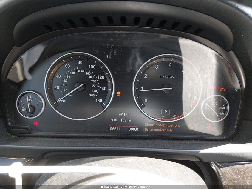 2015 BMW 5er VIN WBA5A5C52FD516608 IAAI salvage auction — UNKNOWN, Salvage (California), sold $2,150 on 2026-07-29 (photo 7)