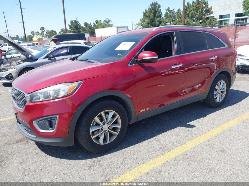 2016 Kia Sorento VIN 5XYPGDA5XGG177199 IAAI salvage auction — NORMAL WEAR, Clear - Dealer Only (California), sold $1,200 on 2026-07-28 (photo 2)