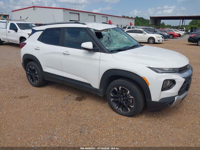 2023 Chevrolet Trailblazer VIN KL79MPS23PB029281 IAAI salvage auction — ROOF, Clear (Mississippi), sold $2,650 on 2026-07-22 (photo 1)