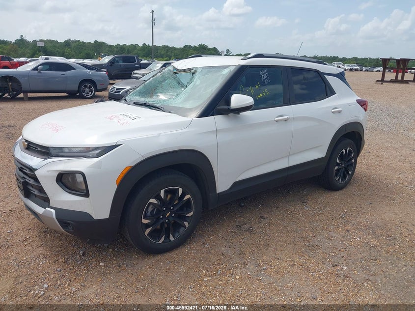 2023 Chevrolet Trailblazer VIN KL79MPS23PB029281 IAAI salvage auction — ROOF, Clear (Mississippi), sold $2,650 on 2026-07-22 (photo 2)