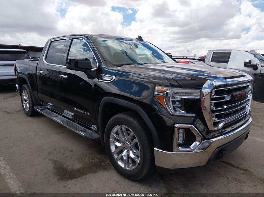 2021 Gmc SIERRA VIN 3GTU9DED7MG406269 IAAI salvage auction — REAR END, Salvage Title, sold $27,250 on 2026-07-29 (photo 1)