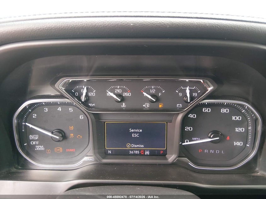 2021 Gmc SIERRA VIN 3GTU9DED7MG406269 IAAI salvage auction — REAR END, Salvage Title, sold $27,250 on 2026-07-29 (photo 7)