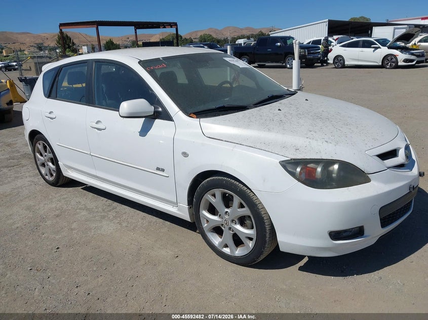 2007 Mazda 3 VIN JM1BK144171765423 IAAI salvage auction — NORMAL WEAR, Clear - Dealer Only (California), sold $225 on 2026-07-23 (photo 1)
